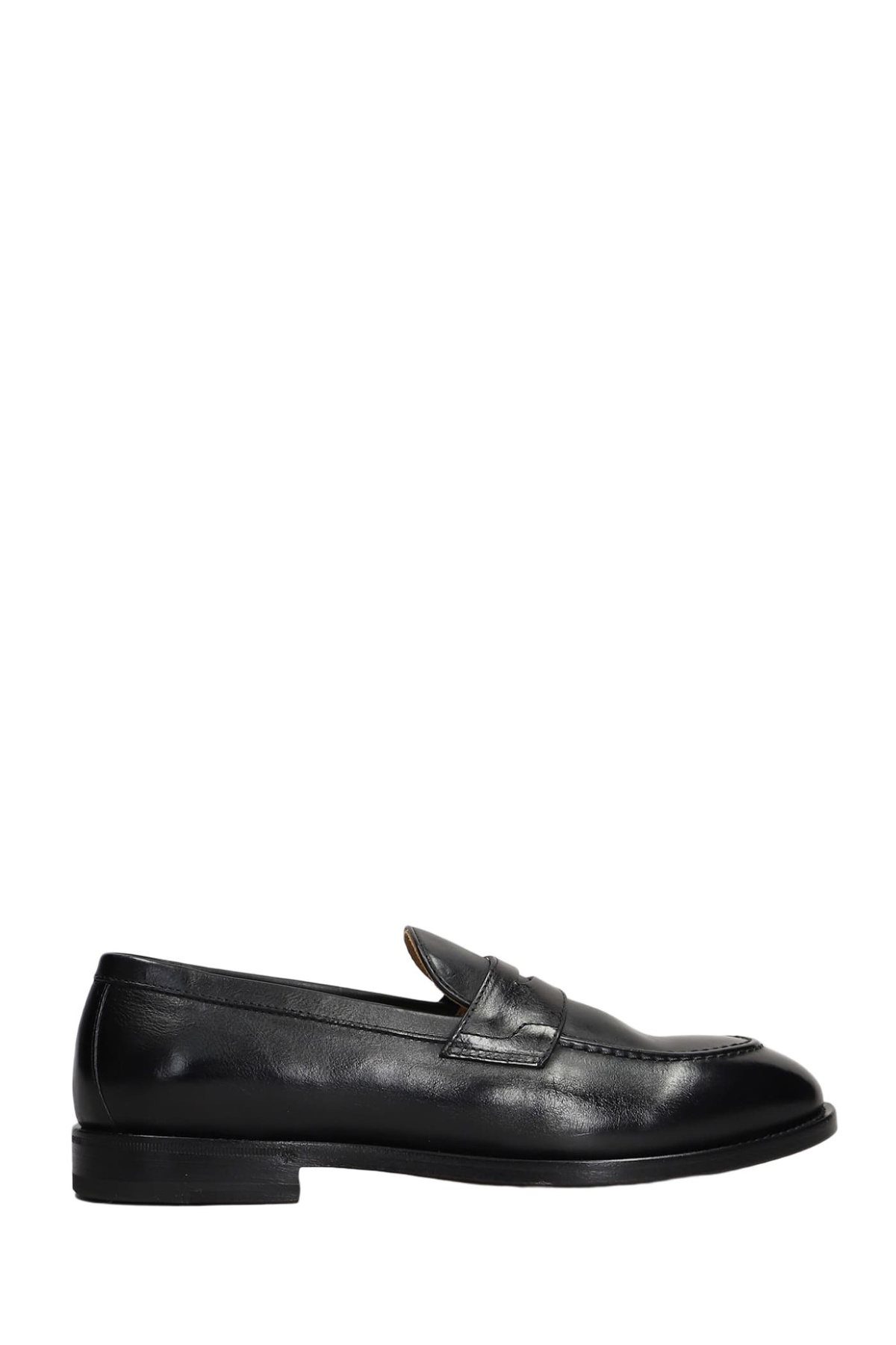 Henderson Baracco Loafers In Black Leather