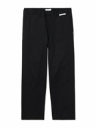 WTAPS - Straight-Leg Cotton-Blend Twill Trousers - Black