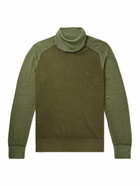 Etro - Logo-Embroidered Wool Rollneck Sweater - Green