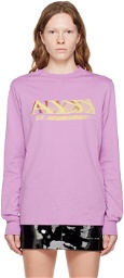 1017 ALYX 9SM Purple Graphic Long Sleeve T-Shirt
