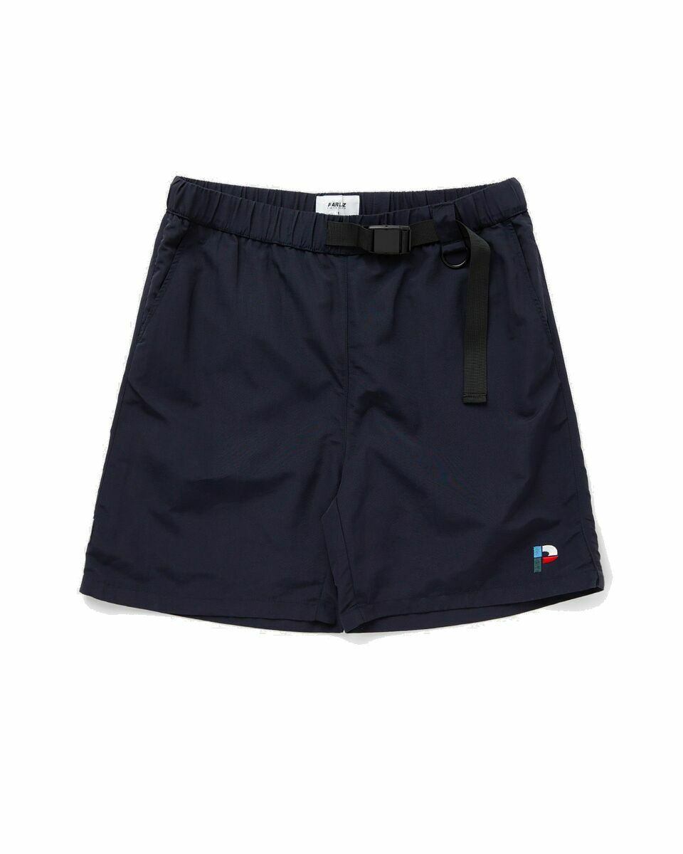 Photo: Parlez Hage Shorts Shorts Navy Blue - Mens - Casual Shorts