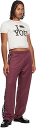 Carne Bollente Burgundy Make You Wet Sweatpants