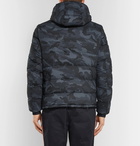 Moncler - Aiton Camouflage-Print Quilted Shell Hooded Down Jacket - Men - Charcoal