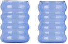 Sophie Lou Jacobsen Blue Small Ripple Cup Set