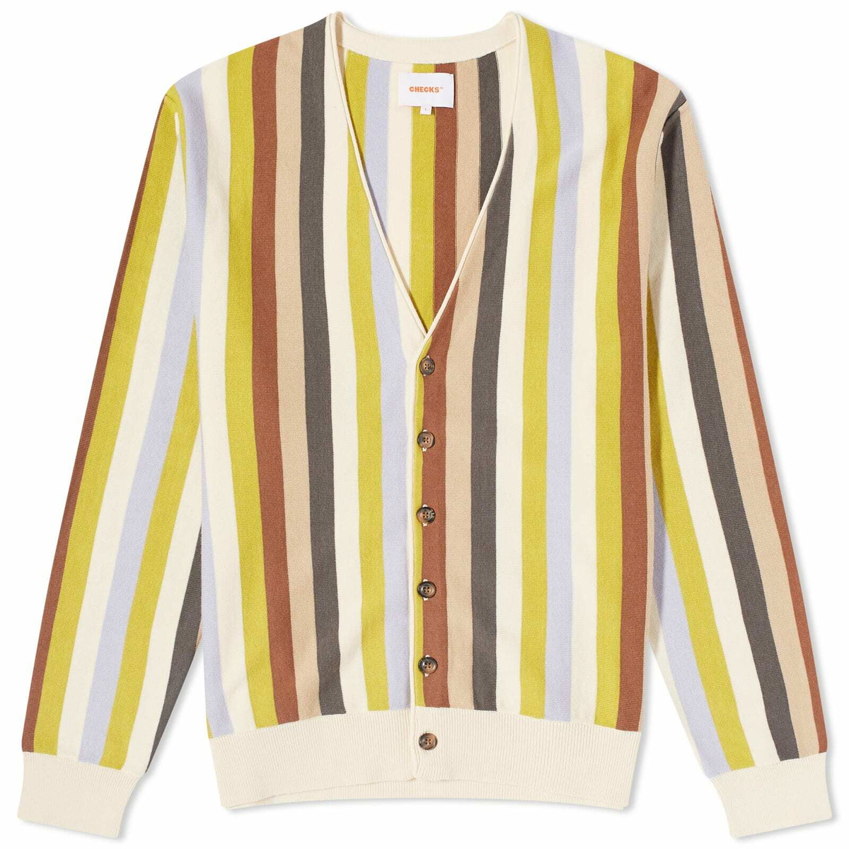 Checks Downtown Men's Stripe Cardigan in Multi