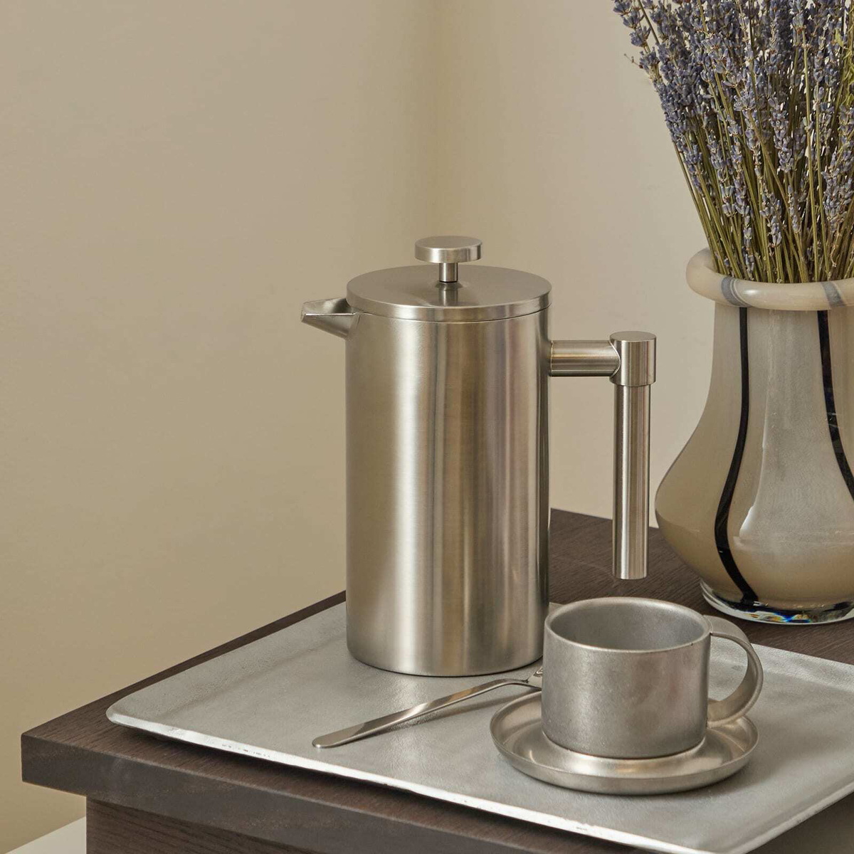 Service Projects French Press - 1000ml in Stainless Steel 