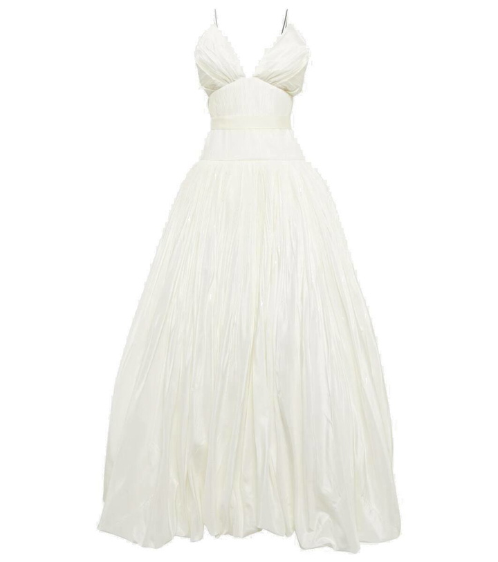 Photo: Danielle Frankel Bridal Leith silk taffeta gown