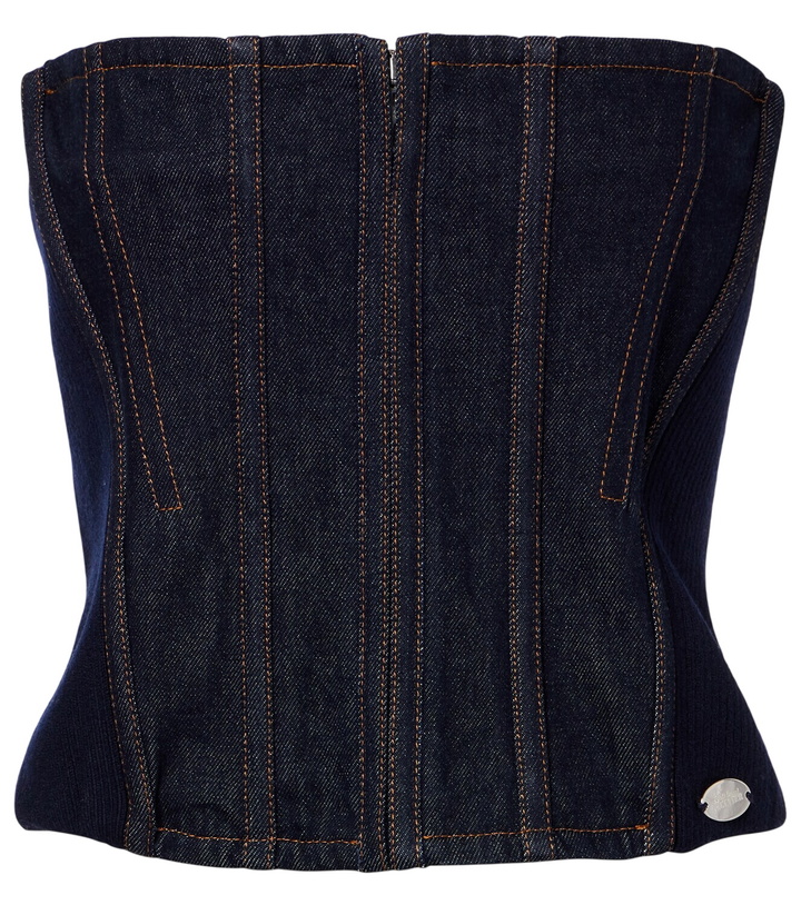Photo: Jean Paul Gaultier Denim corset