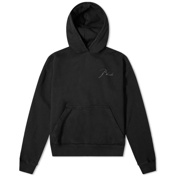 Photo: Rhude Black Swan Popover Hoody