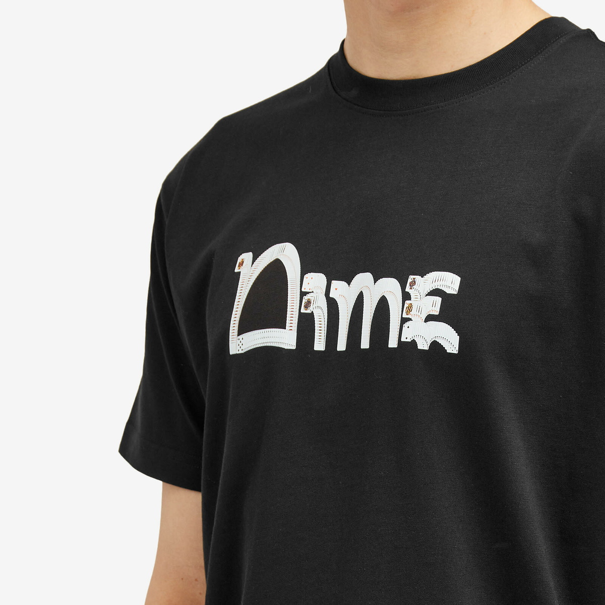 【DIME】 Winner T-Shirt / Black Dime Men's Winner T-Shirt in Black Dime