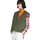 ASAI SSENSE Exclusive Reversible Tan and Khaki Multipocket Vest