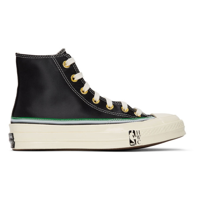 Photo: Converse Black Breaking Down Barriers Edition Capitols Earl Lloyd Chuck 70 High Sneakers