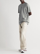 Nike - Logo-Print Cotton-Blend Jersey T-Shirt - Gray