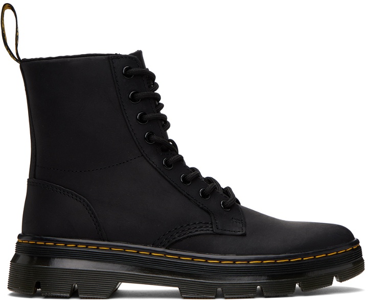 Photo: Dr. Martens Black Combs Leather Boots