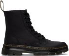 Dr. Martens Black Combs Leather Boots