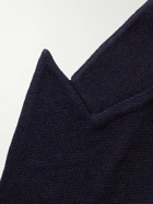 Lardini - Unstructured Double-Breasted Wool Blazer - Blue