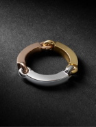 MAOR - The Perihelion White, Yellow and Rose Gold Ring - Gold