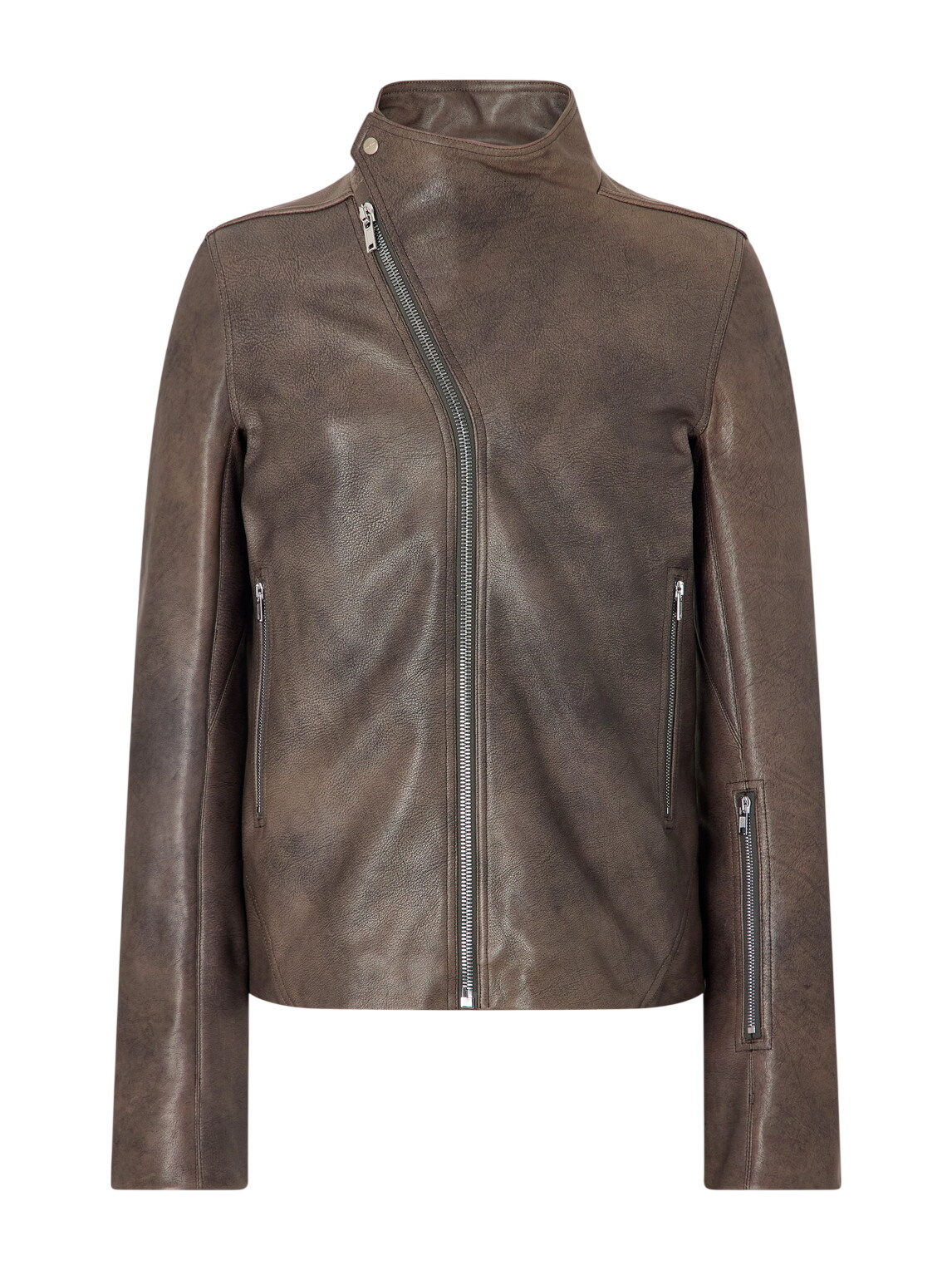 Rick Owens Black Leather Cyclops Biker Jacket Rick Owens