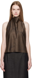 La Collection Brown Jeanne Top