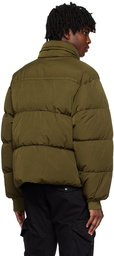 C.P. Company Green Eco-Chrome R Mixed Down Jacket