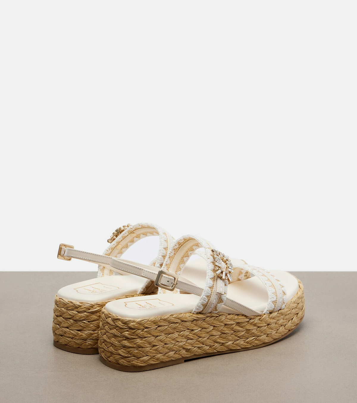 Roger Vivier Summer Strass espadrille sandals