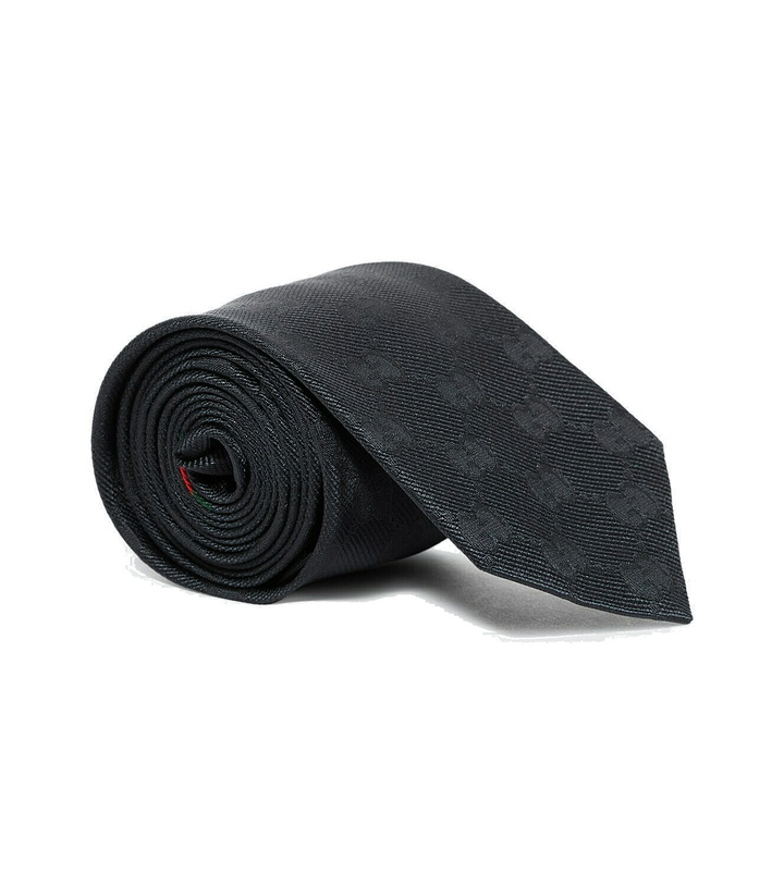 Photo: Gucci GG jacquard silk tie