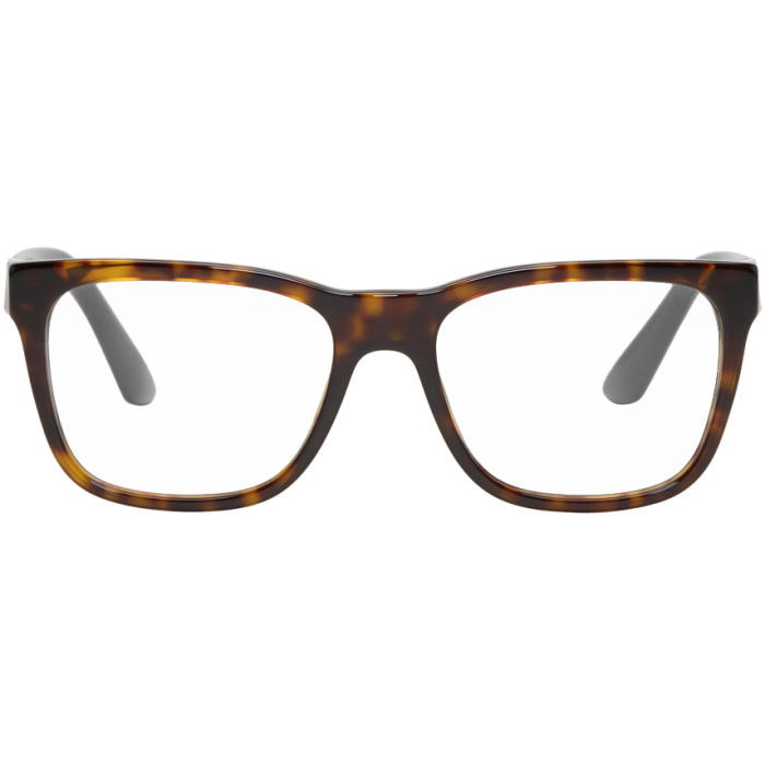 Photo: Versace Tortoiseshell Rectangular Glasses