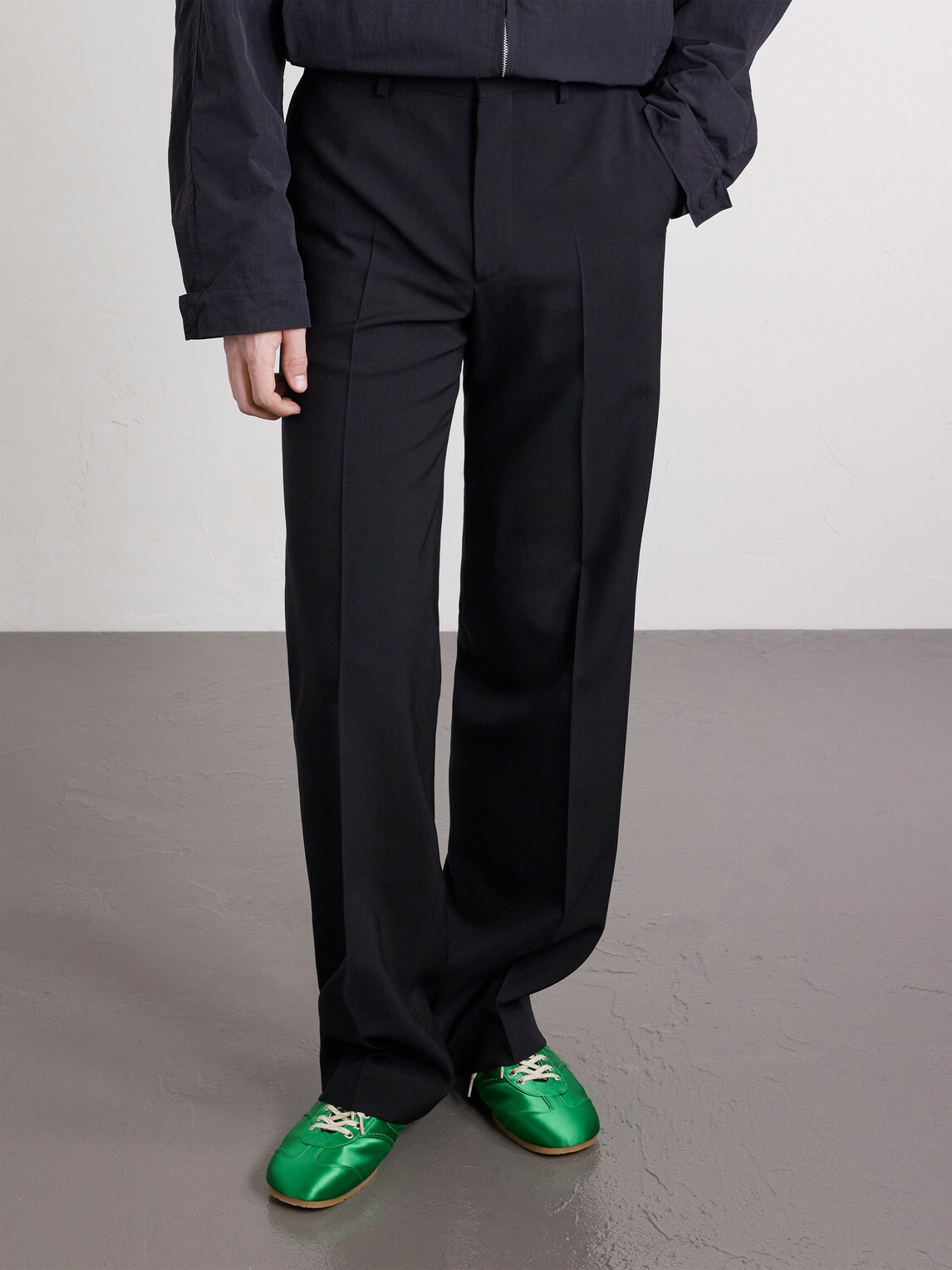 Dries Van Noten - Satin Sneakers - Green