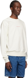 Marni Off-White Printed Sweatshirt