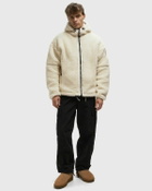 Napapijri FLEECE HOODIE JACKET Beige Mens Fleece Jacket