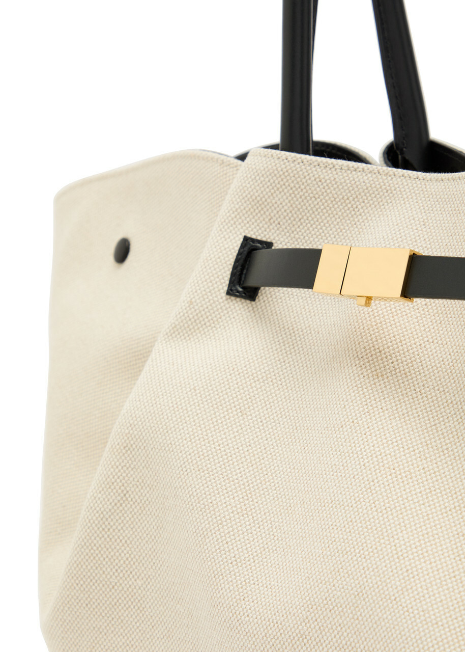 Demellier The New York Grained Leather Tote bag - Black And White - One Size