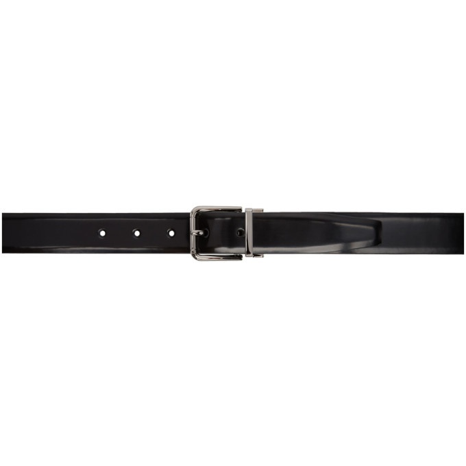 Photo: Dolce and Gabbana Black Buckle Belt