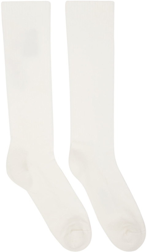 Photo: Rick Owens DRKSHDW Off-White Graphic Logo Socks