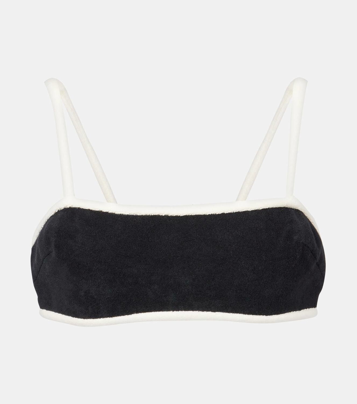 Adriana Degreas Cotton-blend terry top