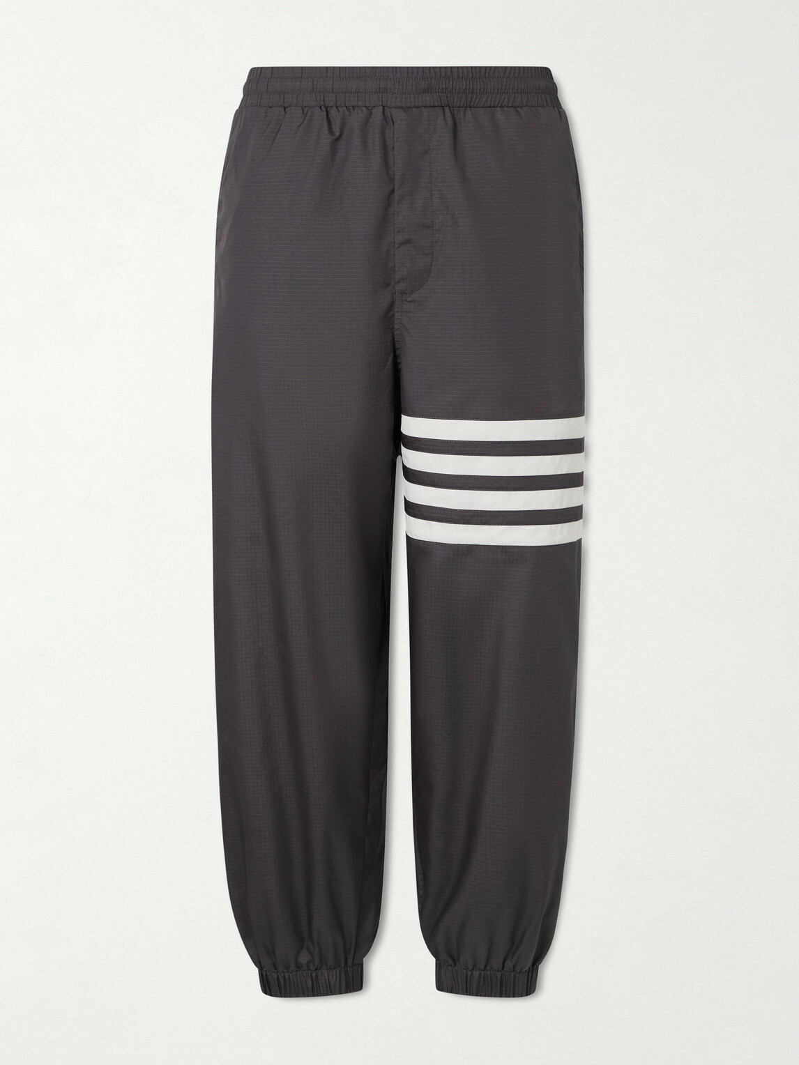 Thom Browne - Tapered Striped Ripstop Sweatpants - Gray