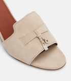 Loro Piana Suede mules