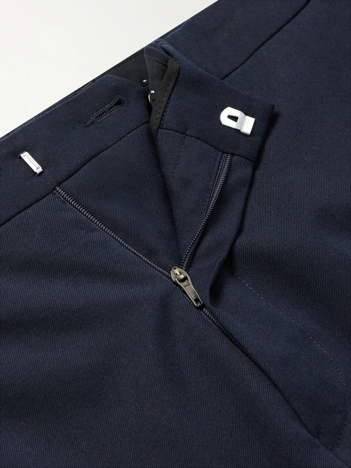 Dries Van Noten - Straight-Leg Cotton and Wool-Blend Shorts - Blue