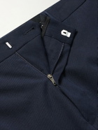Dries Van Noten - Straight-Leg Cotton and Wool-Blend Shorts - Blue