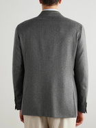 Canali - Impeccabile Double-Breasted Wool Suit Jacket - Gray