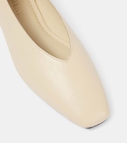 A. Emery Briot leather ballet flats