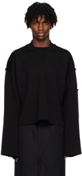 Rick Owens Black Tommy Lupetto Sweater