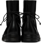 Marsèll Black Zucca Zeppa Combat Boots