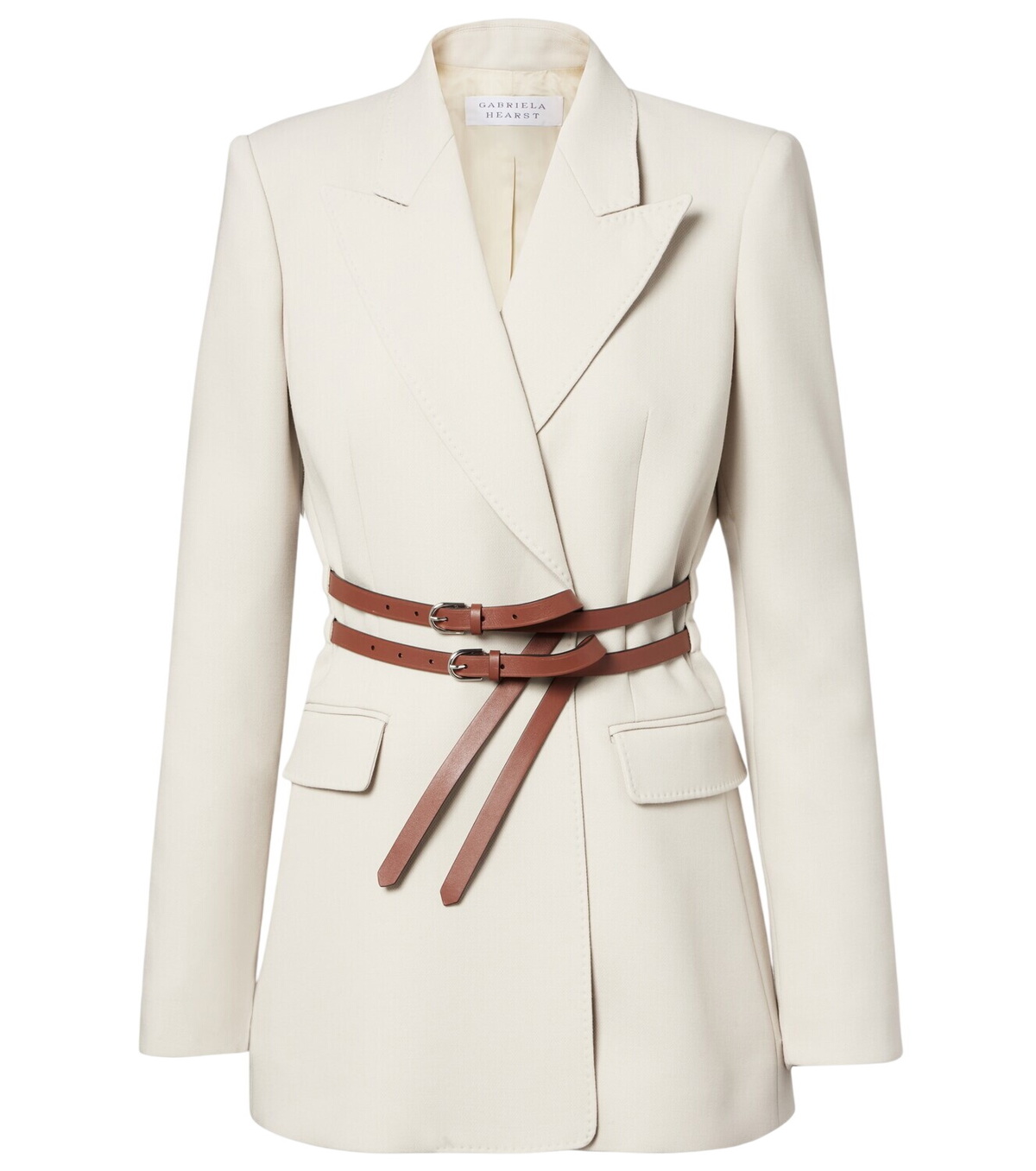 Gabriela Hearst - Daniel belted wool crêpe blazer Gabriela Hearst