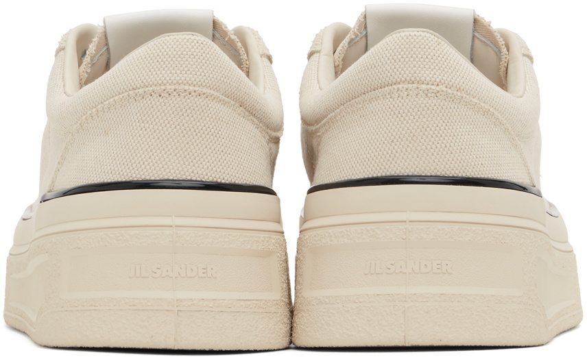 Jil Sander Off-White Low-Top Sneakers