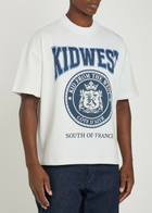 Kidwest Cote Dzur Printed Cotton T-shirt White