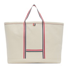 Thom Browne Off-White Oversized Tool Tote