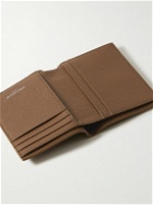 SAINT LAURENT - Cassandre Logo-Debossed Full-grain Leather Bifold Wallet