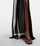 Nensi Dojaka Carnation maxi skirt