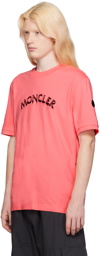 Moncler Pink Printed T-Shirt