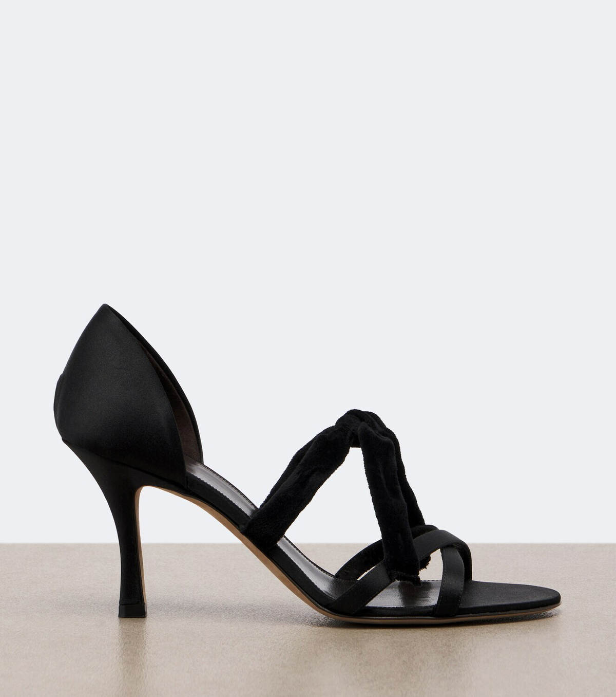 The Row Ella satin sandals